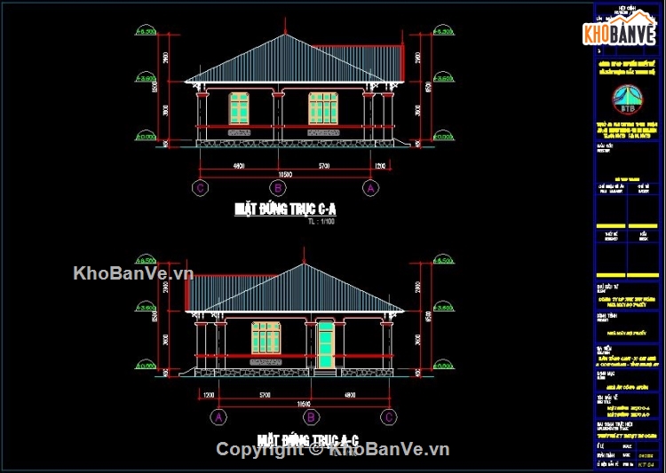 nhà ăn công nhân,nhà ăn 10.5x20m,bản vẽ Nhà ăn công ty,Nhà ăn 22 bàn